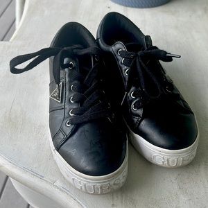 Guess sneakers size 8 really good condition only wore 2 Mayne 3 times most.